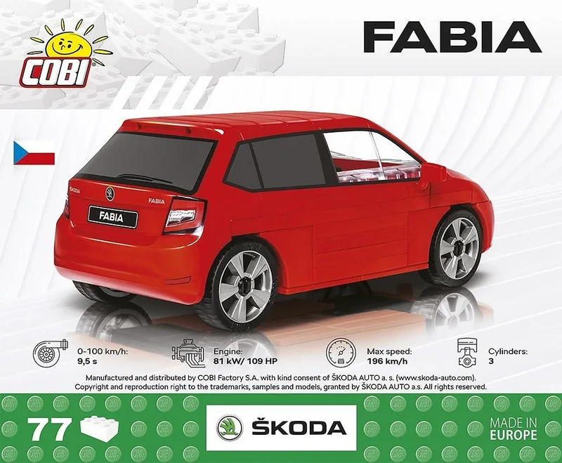 24570 Škoda Fabia fra COBI – miljøbillede 3 af 4