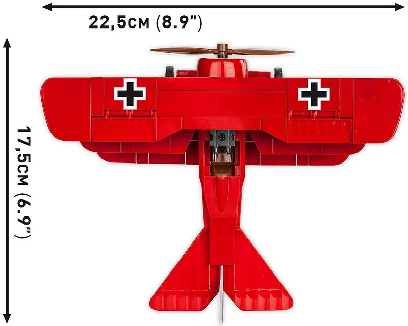 2986 Fokker Dr.1 Red Baron de COBI – photo du produit 4 sur 4
