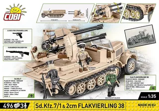 2274 Sd.Kfz. 7/1 – 2cm Flakvierling 38 - Executive Edition från COBI – miljöbild 4 av 4