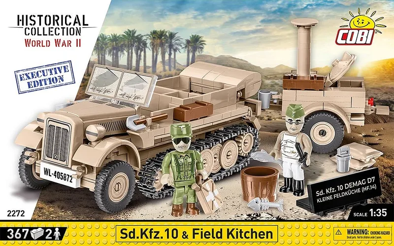2272 Sd.Kfz 10 - Field Kitchen - Executive Edition by COBI – interior photo 2 of 4