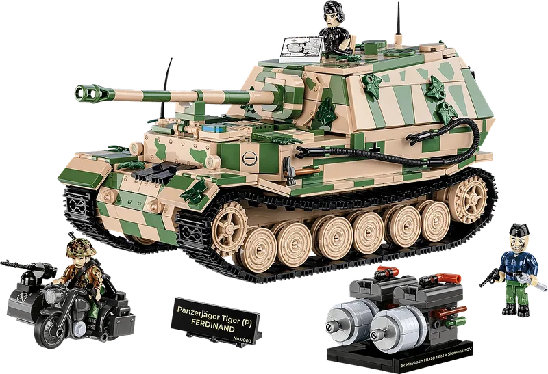 2581 Panzerjäger Tiger (P) Ferdinand - Limited Edition de COBI – photo du produit 1 sur 4
