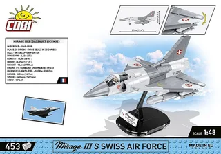 5827 Mirage IIIS Swiss Air Force by COBI – interior photo 3 of 4
