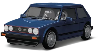 24615 Volkswagen Golf GTI (1976-1983) från COBI – produktbild 1 av 4