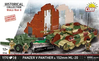 3144 Panzer V Panther vs 152 mm ML20 - Limited Edition by COBI – interior photo 2 of 4