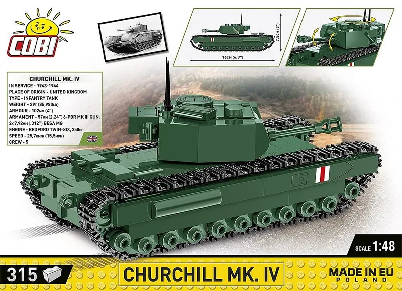 2717 Churchill Mk. IV fra COBI – miljøbillede 3 af 4