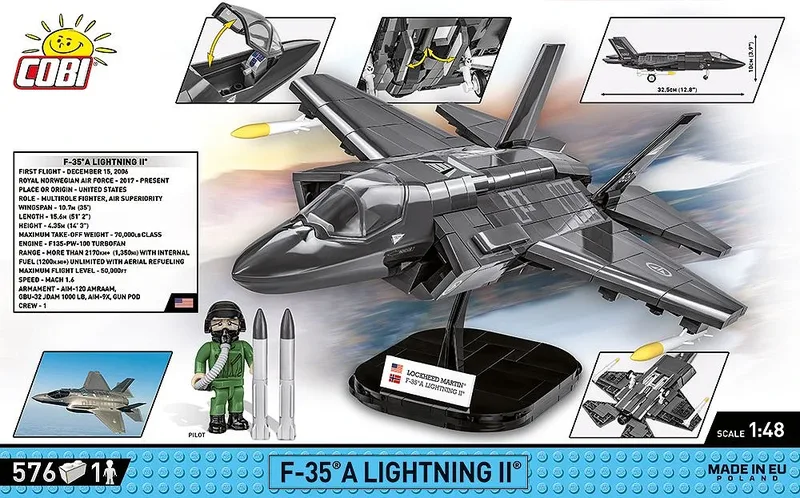 5831 F-35A Lightning II by COBI – interior photo 4 of 4