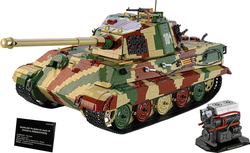 2808 Tiger II Königstiger de COBI – photo du produit 1 sur 4