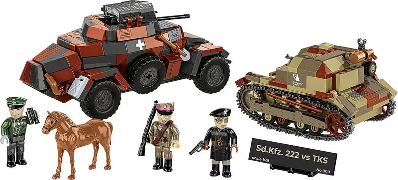 2656 Sd.Kfz. 222 vs TKS (September 1939) - Limited Edition de COBI – photo du produit 2 sur 4