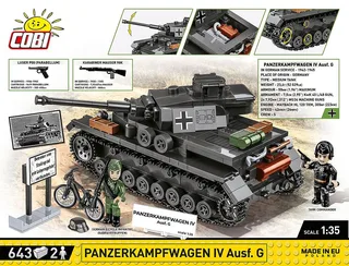 3127 Panzerkampfwagen IV Ausf.G de COBI – photo d’ambiance 4 sur 4