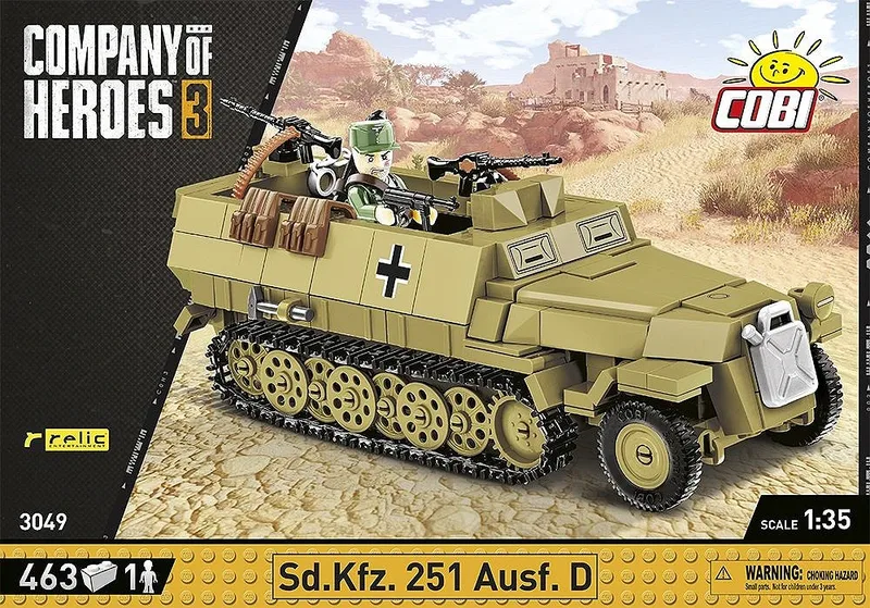 3049 Sd.Kfz. 251 Ausf.D fra COBI – miljøbillede 2 af 4
