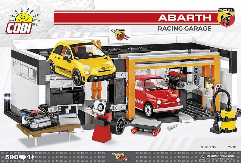 24501 Abarth Racing Garage fra COBI – miljøbillede 2 af 4