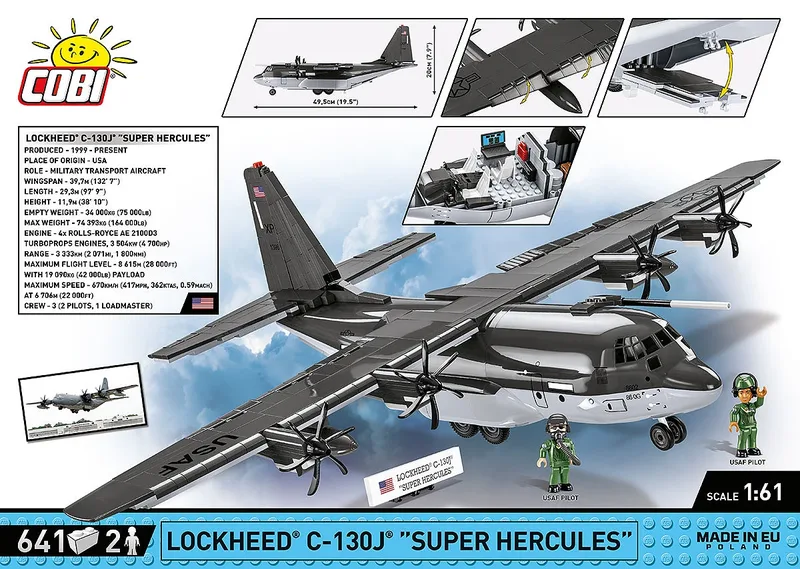 5838 Lockheed C-130J Super Hercules de COBI – photo d’ambiance 4 sur 4
