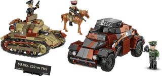 2656 Sd.Kfz. 222 vs TKS (September 1939) - Limited Edition de COBI – photo du produit 1 sur 4