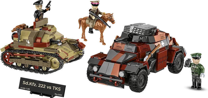 2656 Sd.Kfz. 222 vs TKS (September 1939) - Limited Edition de COBI – photo du produit 1 sur 4