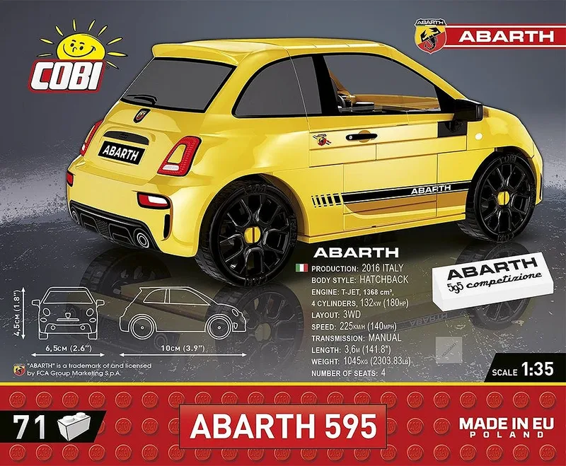 24601 Abarth 595 Competizione by COBI – interior photo 3 of 4