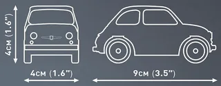 24514 Fiat Abarth 595 by COBI – product photo 4 of 4