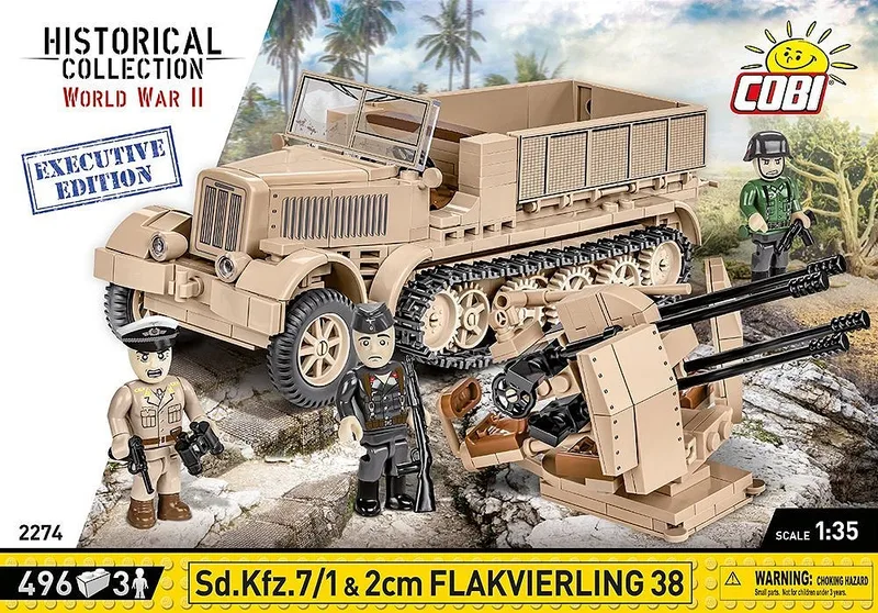 2274 Sd.Kfz. 7/1 – 2cm Flakvierling 38 - Executive Edition från COBI – miljöbild 3 av 4