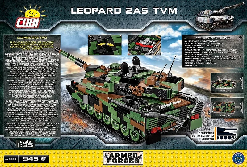 2620 Leopard 2A5 TVM de COBI – photo d’ambiance 4 sur 4