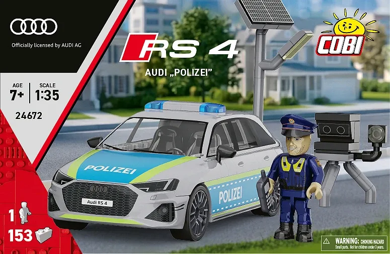 24672 Audi RS4 "Polizei" fra COBI – miljøbillede 3 af 4
