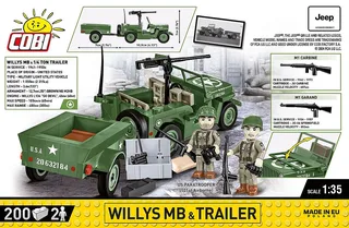 2297 Willys MB & Trailer by COBI – interior photo 3 of 4