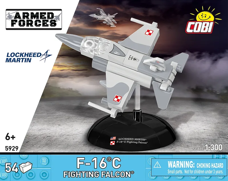 5929 F-16C Fighting Falcon 1:300 by COBI – interior photo 2 of 4