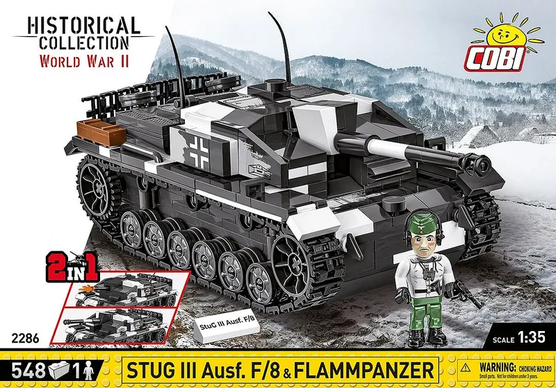 2286 StuG III Ausf.F/8 & Flammpanzer by COBI – interior photo 3 of 4