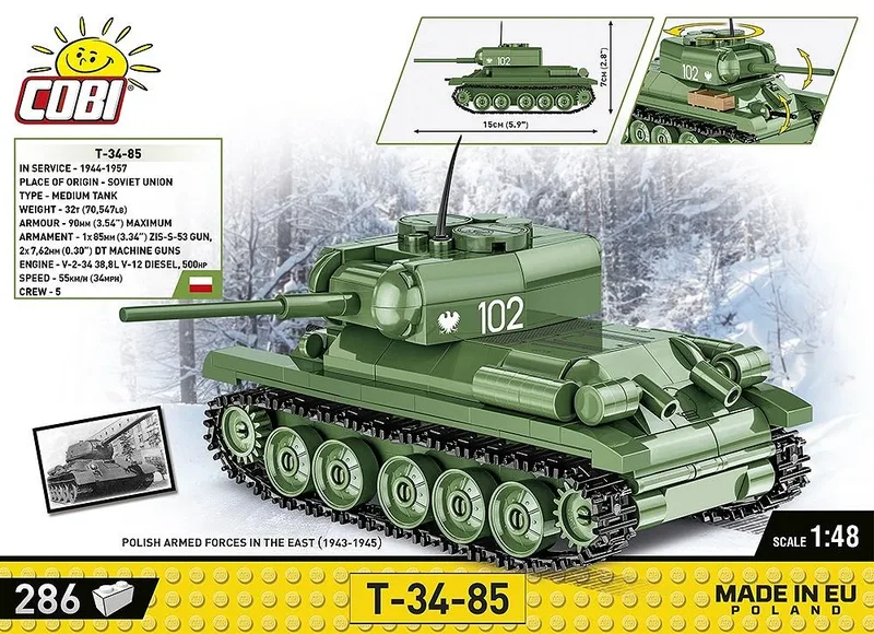 2716 T-34-85 fra COBI – miljøbillede 3 af 4