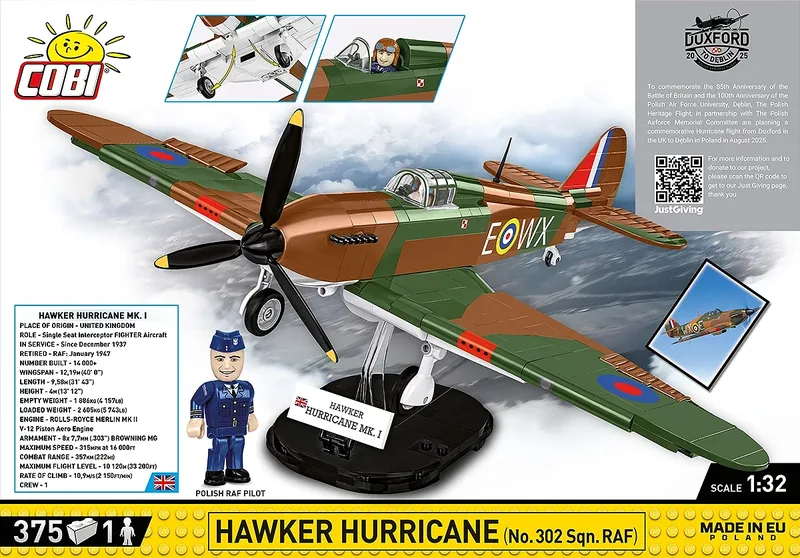 5762 Hawker Hurricane (No.302 Sqn.RAF) de COBI – photo d’ambiance 4 sur 4