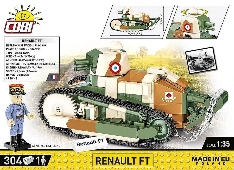 2991 Renault FT de COBI – photo d’ambiance 3 sur 4