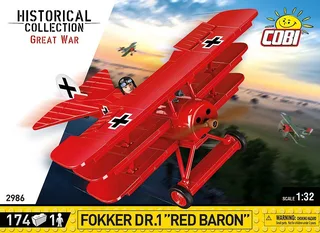 2986 Fokker Dr.1 Red Baron de COBI – photo d’ambiance 2 sur 4