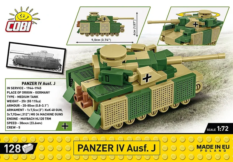3097 Panzer IV Ausf. J de COBI – photo d’ambiance 4 sur 4