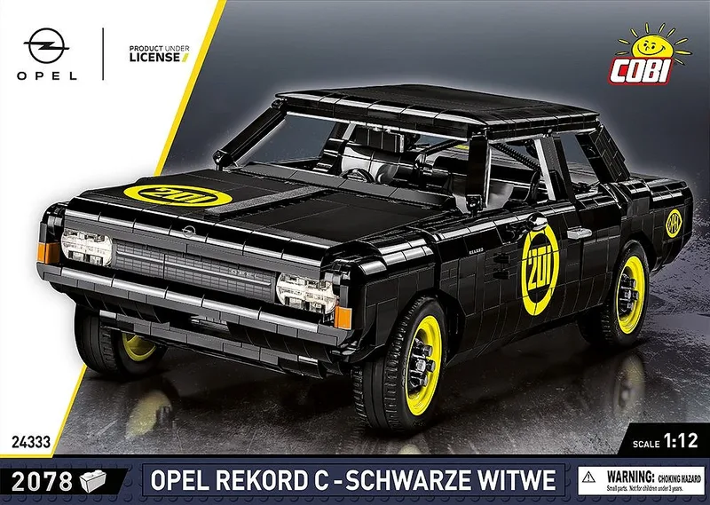 24333 Opel Rekord C Schwarze Witwe by COBI – interior photo 3 of 4