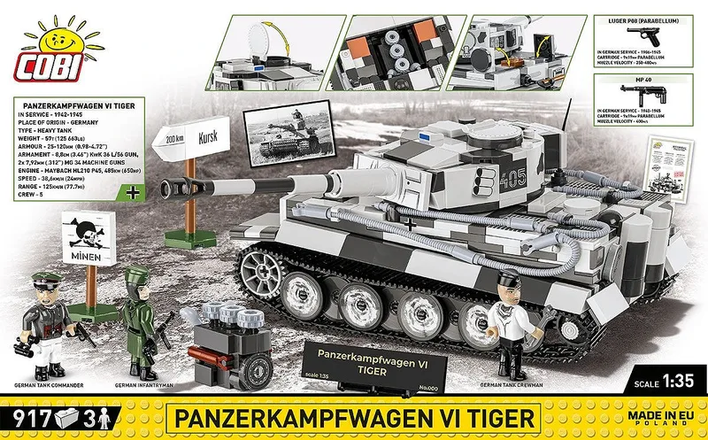 3122 Panzerkampfwagen VI Tiger - Limited Edition de COBI – photo d’ambiance 4 sur 4