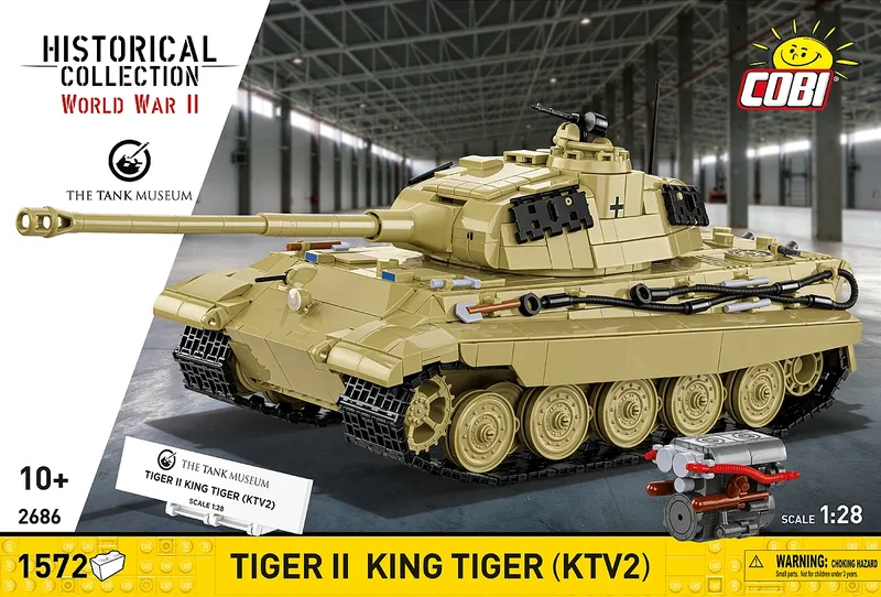 2686 Tiger II King Tiger (KTV2) de COBI – photo d’ambiance 2 sur 4