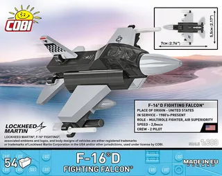 5941 F-16D Fighting Falcon 1:300 by COBI – interior photo 3 of 4
