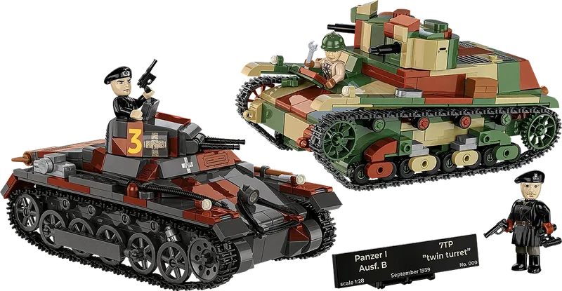2659 Panzer I vs 7TP DW (September 1939) - Limited Edition de COBI – photo du produit 1 sur 4