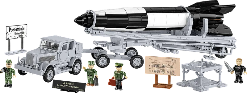 3119 V2 Rocket & SS100 Transporter - Limited Edition fra COBI – produktbillede 1 af 4