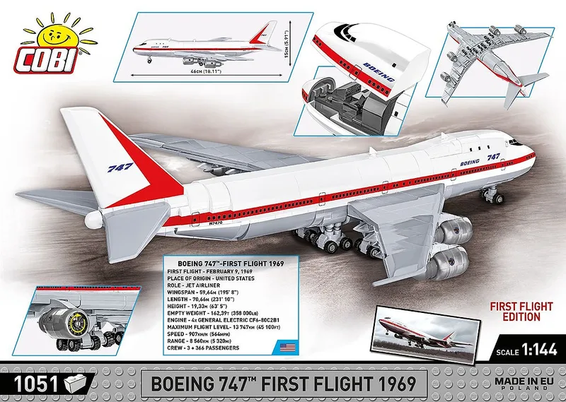 26609 Boeing 747 First Flight 1969 de COBI – photo d’ambiance 4 sur 4