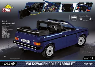 24360 Volkswagen Golf Cabriolet de COBI – photo d’ambiance 4 sur 4