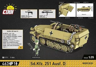 3049 Sd.Kfz. 251 Ausf.D fra COBI – miljøbillede 3 af 4