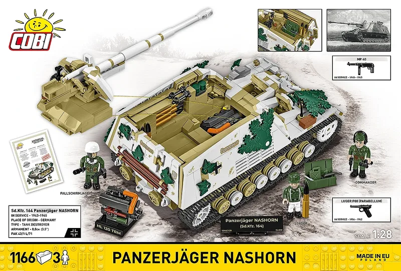 2662 Panzerjäger Nashorn - Limited Edition fra COBI – miljøbillede 4 af 4