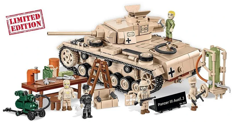2561 Panzer III Ausf. J & Field Workshop - Limited Edition de COBI – photo du produit 2 sur 4