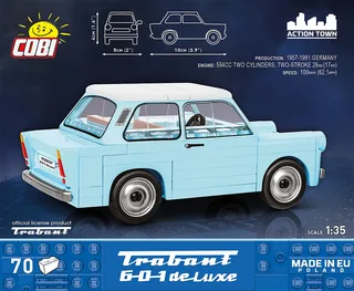 24516 Trabant 601 Deluxe by COBI – interior photo 3 of 4