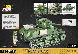 3048 M3A1 Stuart de COBI – photo d’ambiance 3 sur 4