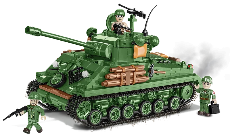 2533 M4A3E8 Sherman Easy Eight fra COBI – produktbillede 1 af 4