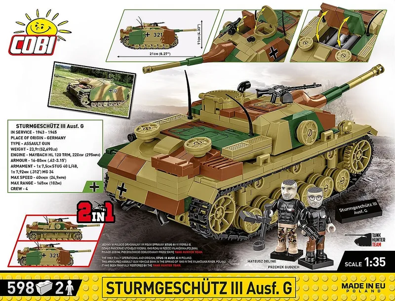 2285 Sturmgeschütz III Ausf.G - Executive Edition by COBI – interior photo 4 of 4