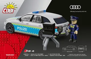 24672 Audi RS4 "Polizei" fra COBI – miljøbillede 4 af 4