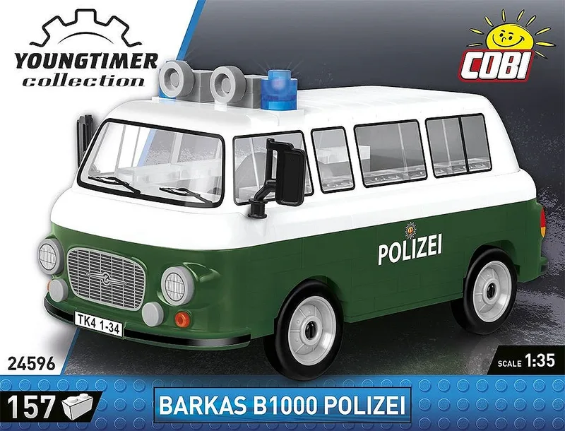 24596 Barkas B1000 Polizei fra COBI – miljøbillede 2 af 4