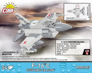 5929 F-16C Fighting Falcon 1:300 by COBI – interior photo 3 of 4