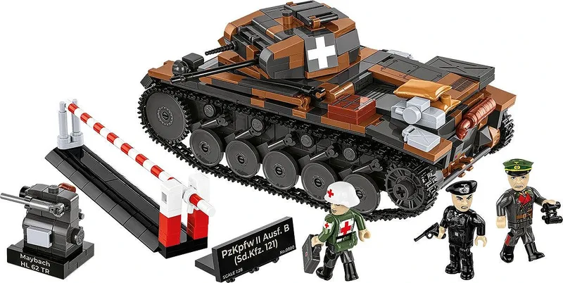 2596 PzKpfw II Ausf.B (Sd.Kfz.121) - Limited Edition fra COBI – produktbillede 2 af 4